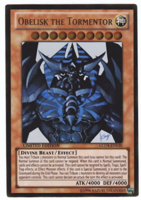 YUGIOH • Obelisk of the Tyrant the Tormentor Obelisk the Tormentor GLD4-EN030-image