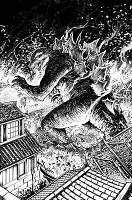 Godzilla Here There Be Dragons Ii Sons Of Giants #1 C 1:10 Gavin Smith Variant (-image