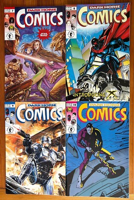 Lot of 4 DARK HORSE COMICS Star Wars Robocop Predator Godzilla X James Bond 1993-image