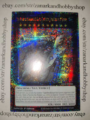 Superdreadnought Rail Cannon Juggernaut Liebe RA03-EN041 Quarter Century Secret-image