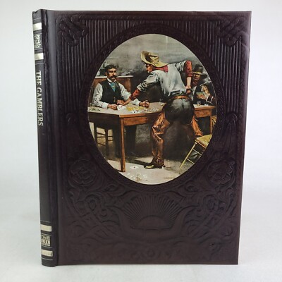 The Gamblers, Time-Life Books The Old West; Illustrated HC Leather VERY GOOD-image