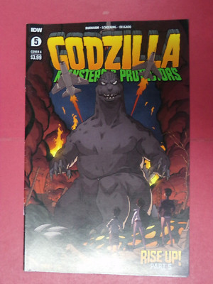 GODZILLA #5 Dan Schoening Cover A (9.4 NM) IDW COMICS 2021-image