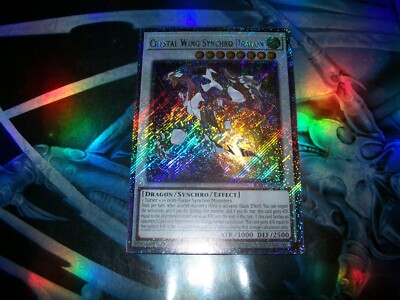 Crystal Wing Synchro Dragon 1st Edition Platinum Secret Rare RA02-EN029-image