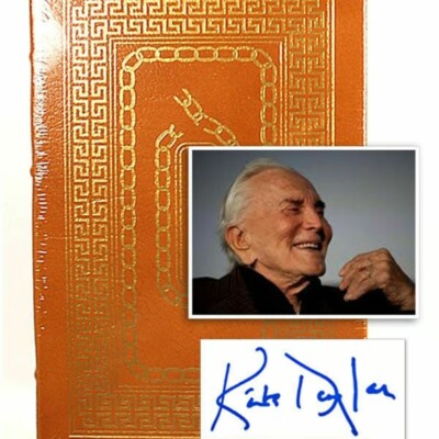 Easton Press I AM SPARTACUS Kirk Douglas Signed First Edition of 700 Leather-image