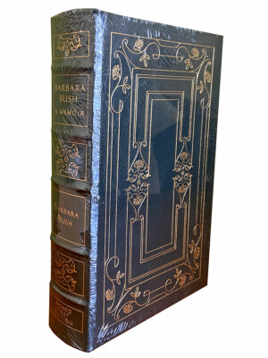 NEW Easton Press BARBARA BUSH Memoir Signed First Limited Edition leather Bound-image