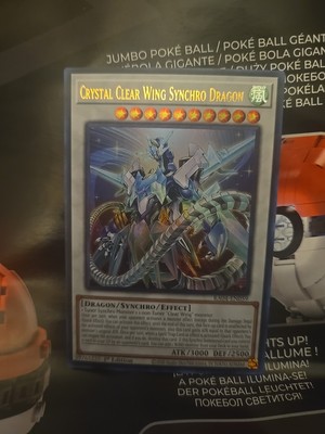 Crystal Clear Wing Synchro Dragon (UR) RA04-EN059 Quarter Century Stampede...-image