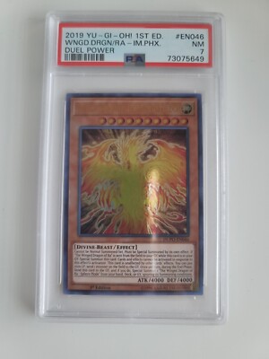 The Winged Dragon of Ra - Immortal Phoenix DUPO-EN046 Yu-Gi-Oh Card 1st PSA 7-image