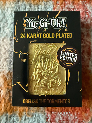 Yu-Gi-Oh! Obelisk the Tormentor 24k Gold Card Limited Edition (Fannattik)-image