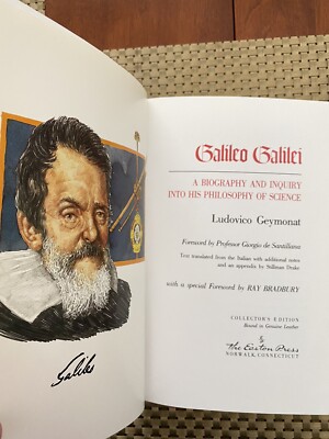 Galileo Galilei Ludovico Geymonat Easton Press Collecto'rs Edition New Condition-image