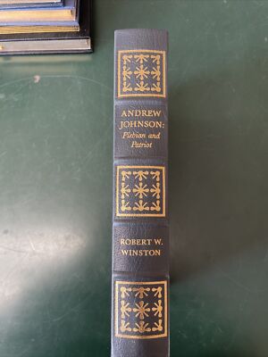Easton Press Leather ANDREW JOHNSON Plebian and Patriot Biography  by Winston-image