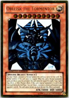 Obelisk the Tormentor - GLD4-EN030 - Gold Rare  Limited  Edition  Yugioh-image