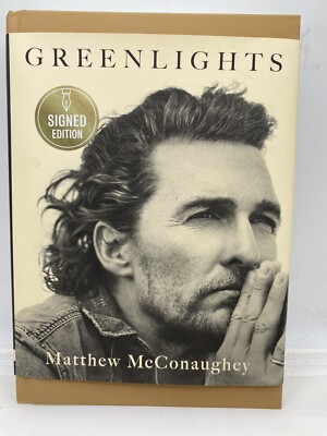 722 Greenlights by Matthew McConaughey - SIGNED Hardcover Edition-image