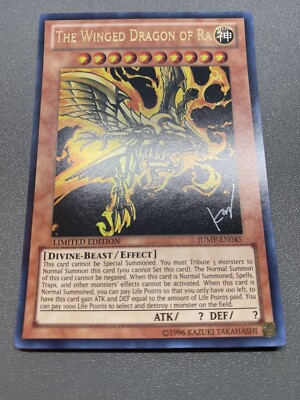 Yugioh The Winged Dragon Of Ra Limited Edition Ultra Rare JUMP-EN045 HP-image