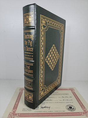 Easton Press Teaching the Pig to Dance - Fred Thompson  SIGNED  1st Ed w/ COA-image