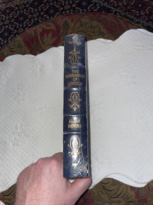SEALED Easton Press 1st 1988 The Emergence of Lincoln Allan Nevins Volume One-image