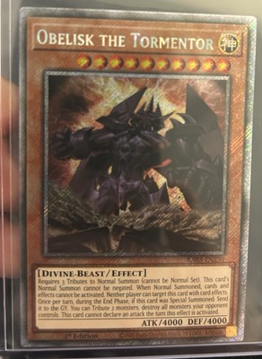 Obelisk the Tormentor (Platinum Secret Rare) RA03-EN230 Quarter-image