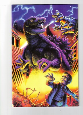 Godzilla Rivals: Mothra vs Moguera NM Exclusive PONCHO Trade & Virgin Set-image