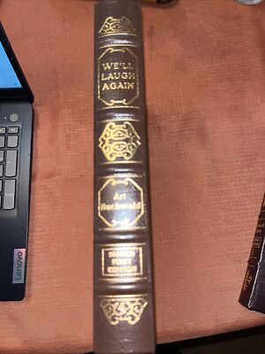 We'll Laugh Again, Art Buchwald, Easton Press, Signed First Edition.-image
