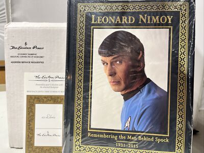 Easton Press: Leonard Nimoy: Remembering the Man Behind Spock 1931-2015 (Sealed)-image