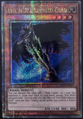 Yu-Gi-Oh! Evil HERO Adusted Gold RA04-EN029 Quarter Century Secret 1st Ed-image