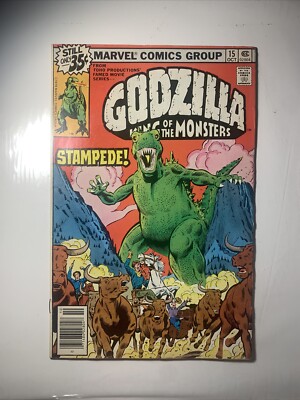Godzilla: King Of The Monsters #15 (Marvel Comics October 1978) first printing-image