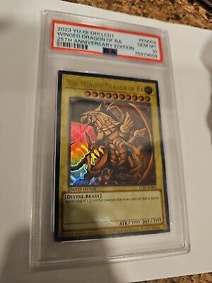 2023 Yu-Gi-Oh! LC01 Winged Dragon Of Ra 25th Anniversary Edition #EN003 PSA 10-image
