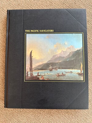 Pacific Navigators by Oliver E. Allen (Hardcover)Leather bound sea history book -image