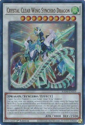 Quarter Century Stampede #RA04-EN059 Crystal Clear Wing Synchro Dragon (UR)-image