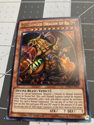 Winged Dragon Of Ra LDK2-ENS03 Yugioh Limited Edition NM-image