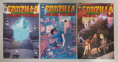 Godzilla Monsters & Protectors All Hail The King #1 Regular Cvrs & 1:10 Variant-image