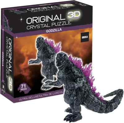 3D Ultra Deluxe Crystal Puzzle - Godzilla-image