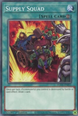  1x Supply Squad - EGO1-EN031 - Common - 1st Edition - Egyptian God Deck: Obelis-image