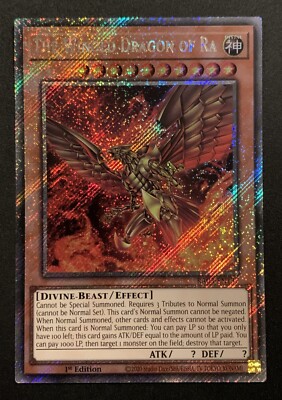 The WInged Dragon of Ra - RA03-EN137 - Platimun Secret Rare - 1st Ed - YuGiOh-image