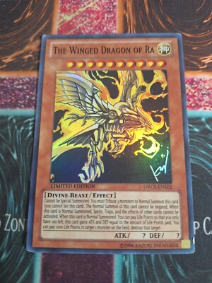 Yu-Gi-Oh! The Winged Dragon of Ra ORCS-ENSE2 Super Rare Limited NM/LP-image