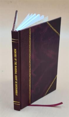 Memoirs Of The Marshall Count De Rochambeau, Relative To The War [Leather Bound]-image