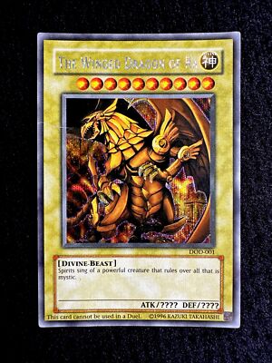🔥 YUGIOH • THE WINGED DRAGON OF RA • SECRET RARE • DOD-001 • PROMO • LP 🔥-image
