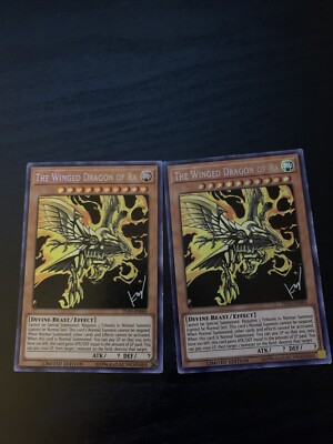 Yu-Gi-Oh! TCG The Winged Dragon of Ra (alternate art) 2019 Gold Sarcophagus Tin-image