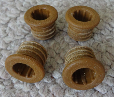 FISHER GRILL PEG INSERTS REMOVED FROM MODEL STV-758 TOWER FLOOR SPEAKER SYSTEM-image