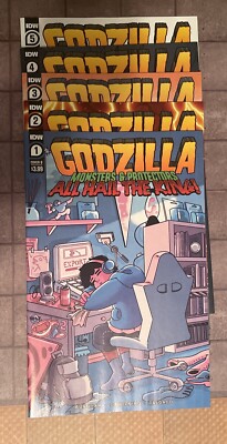 Godzilla Monsters and Protectors All Hail the King! Issues 1-5 IDW-image