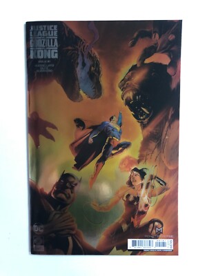 Justice League vs Godzilla vs Kong #1 Foil Variant - Brian Buccellato - 2023	-DC-image