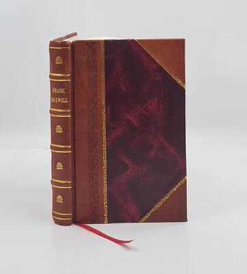 Frank Maxwell; A Memoir And Some Letters, Edited By His Wife. 19 [Leather Bound]-image