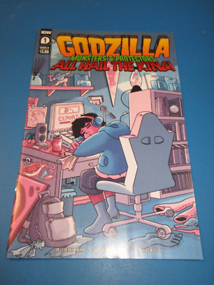 Godzilla Monsters and Protectors All Hail the King #1 variant NM Gem Wow-image