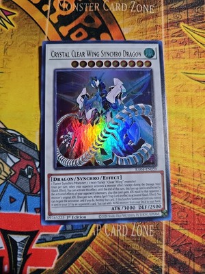 Crystal Clear Wing Synchro Dragon (UR) RA04-EN059 Quarter Century Stampede...-image