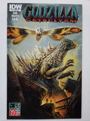 Godzilla Cataclysm #4 Sub Cover Mothra (IDW)-image