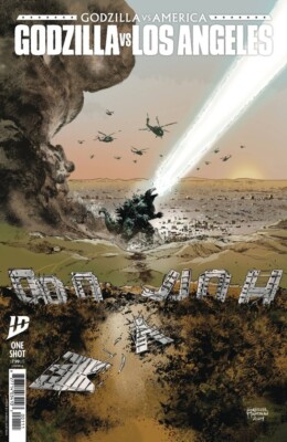 Godzilla Vs America Los Angeles #1 CVR A Hardman Cover Variant 4/30 IDW-image