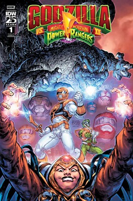 Godzilla VS The Mighty Morphin Power Rangers II #1 (2024) (New) Choice of Covers-image