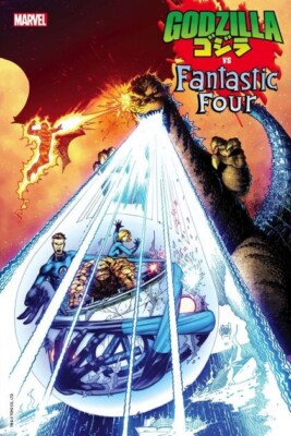 Godzilla Vs. Fantastic Four #1 Marvel Comics (2025) 🔑 King Ghidorah - Herald-image
