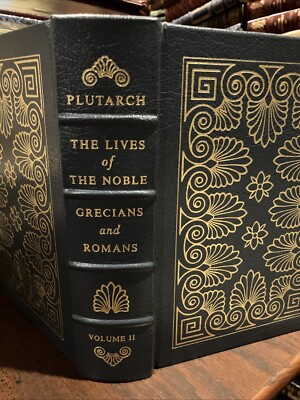 EASTON PRESS: PLUTARCH: NOBLE GRECIANS & ROMANS: POMPEY: CAESAR: BRUTUS-image