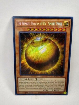 YU-GI-OH! The Winged Dragon of Ra-Sphere Mode. RA01-EN007. 1st Ed. Secret Rare-image