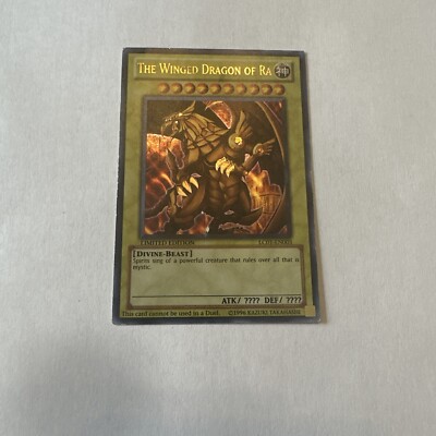 YuGiOh The Winged Dragon of Ra Promos Limited Edition LC01-EN003 1996 Vintage-image